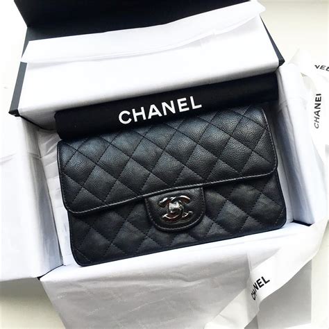 chanel classic flap so black|Chanel black small bag.